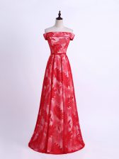 Beauteous Sleeveless Lace Up Floor Length Pattern Court Dresses for Sweet 16