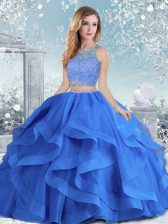 Long Sleeves Beading and Ruffles Clasp Handle 15th Birthday Dress