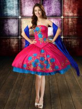 Inexpensive Sleeveless Beading and Embroidery Lace Up 