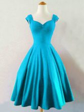  Straps Sleeveless Taffeta Quinceanera Court of Honor Dress Ruching Lace Up