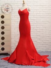  Sleeveless Brush Train Ruching Zipper 