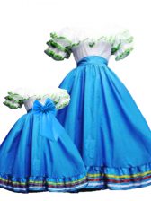 Exceptional Sleeveless Ruffled Layers Lace Up Quince Ball Gowns