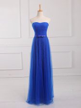  Sleeveless Belt Lace Up Vestidos de Damas
