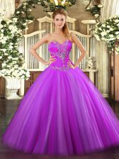 Spectacular Sleeveless Zipper Floor Length Beading Ball Gown Prom Dress