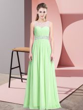 Fantastic Sleeveless Beading Zipper 