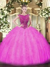 Enchanting Ball Gowns Sleeveless Lilac Sweet 16 Dresses Zipper