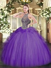 Best Selling Sleeveless Beading Lace Up Sweet 16 Dresses