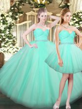 Edgy Ruching 15 Quinceanera Dress Baby Blue Lace Up Sleeveless Floor Length