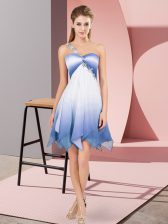  Sleeveless Beading Lace Up Dress for Prom