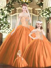 Excellent Sleeveless Lace Up Floor Length Beading 15 Quinceanera Dress