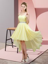 Artistic Sleeveless Beading Lace Up Quinceanera Court Dresses