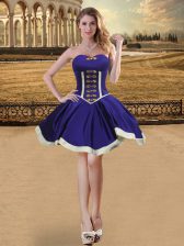 High Class Sleeveless Beading Lace Up Prom Evening Gown