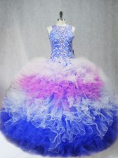 Top Selling Zipper 15th Birthday Dress Multi-color for Sweet 16 and Quinceanera with Beading and Ruffles