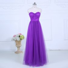  Sweetheart Sleeveless Tulle Court Dresses for Sweet 16 Ruching Zipper