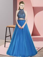 Modern Sleeveless Beading Backless 