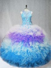  Ball Gowns Sleeveless Multi-color Vestidos de Quinceanera Zipper