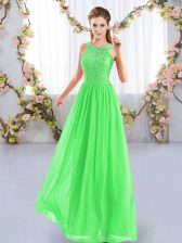 Clearance Floor Length Empire Sleeveless Dama Dress Zipper