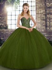 Most Popular Sleeveless Beading Lace Up Sweet 16 Dresses