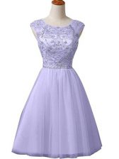 Inexpensive Sleeveless Beading Zipper Prom Dress