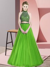 Ideal Halter Top Sleeveless Backless Tulle