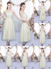  Scoop Sleeveless Tulle Court Dresses for Sweet 16 Lace and Belt Lace Up