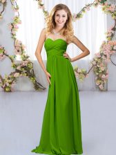 Colorful Sleeveless Beading Criss Cross Vestidos de Damas