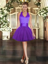 Deluxe Sleeveless Ruching Lace Up Prom Dress