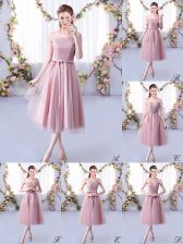  Off The Shoulder Sleeveless Tulle Quinceanera Court Dresses Belt Lace Up