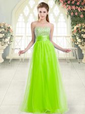 Clearance Tulle Sweetheart Sleeveless Lace Up Beading in 