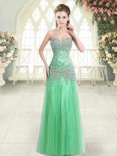  Sweetheart Zipper Beading Dress for Prom Sleeveless
