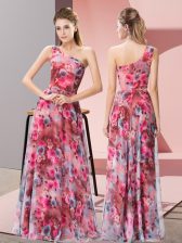 Trendy Sleeveless Zipper Floor Length Pattern 