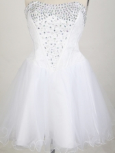 2012 New A-line Strapless Mini-Length Prom Dresses Style WlX426109