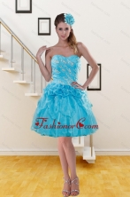 2015 Discount Sweetheart Beading Aqua Blue Prom Dresses with Beading XFNAOA37TZBFOR