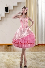 2015 Discount Sweetheart Prom Gown with Embroidery and Ruffles XFNAO417TZBFOR
