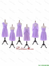 2016 Custom Made Empire Prom Dresses with Ruching in Lavender DBEES084FOR