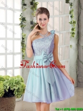 2016 Summer A Line One Shoulder Prom Dresses with Lace BMT010C-2FOR