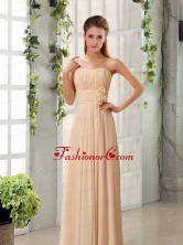Champagne Ruching Chiffon Prom Dresses with Sweetheart BMT024FFOR