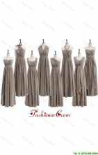 Cheap 2016 Empire Grey Long Prom Dresses with Ruching DBEES125FOR
