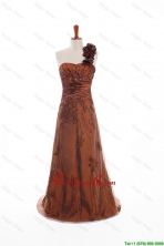 Custom Made Appliques and Hand Made Flowers Prom Dresses DBEES212FOR
