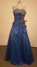 Fashionable A-line Sweetheart-neck Floor-length Beading Prom Dresses Style FA-C-124