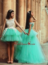 Fashionable Off the Shoulder Prom Dress with Lace and Appliques DXZH009FOR