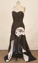 Gorgeous High-low One-shoulder Neck Brush Prom Dresses Style FA-C-134