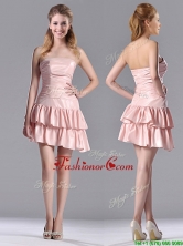 Low Price Ruffled Layers Short Prom Dress in Asymmetrical THPD199FOR