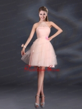 Tulle Appliques Mini Length 2015 Prom Dresses with Halter BMT022GFOR
