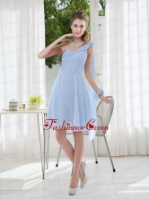 2015 Romantic One Shoulder Zipper Up Prom Dress BMT012AFOR