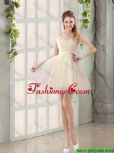 2016 Fall V Neck Strapless Prom Dresses with Bowknot BMT014C-2FOR
