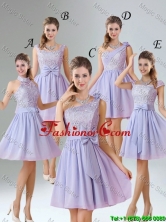 2016 Spring A Line Mini Length Prom Dresses in Lavender BMT010-1FOR