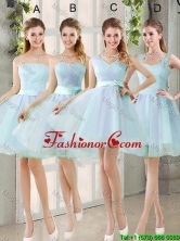2016 Summer A Line Prom Dresses with Belt BMT014-6FOR