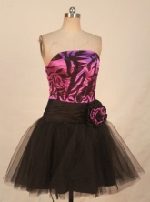 Lovely A-line Strapless Mini-length Short Prom Dresses Style FA-C-130