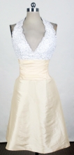 2012 Affordable Empire Halter Top Neck Mini-Length Prom Dresses Style WlX426135